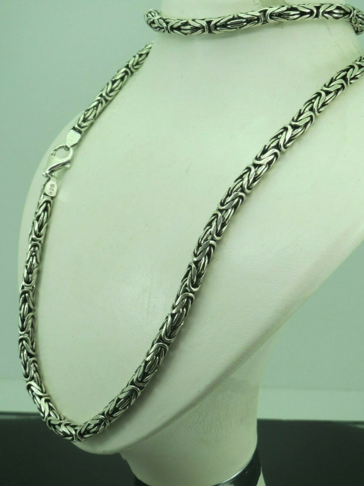 Turkish Handmade Jewelry 925 Sterling Silver King Chain Men Necklace –  Stamboul Jewelry