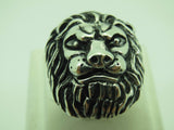 Turkish Handmade Jewelry 925 Sterling Silver Lion Design Mens Rings