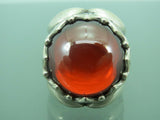 Turkish Handmade Jewelry 925 Sterling Silver Ruby Stone Mens Rings