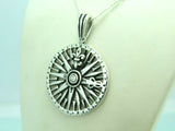 Turkish Handmade Jewelry 925 Sterling Silver Compass Design Men Pendant