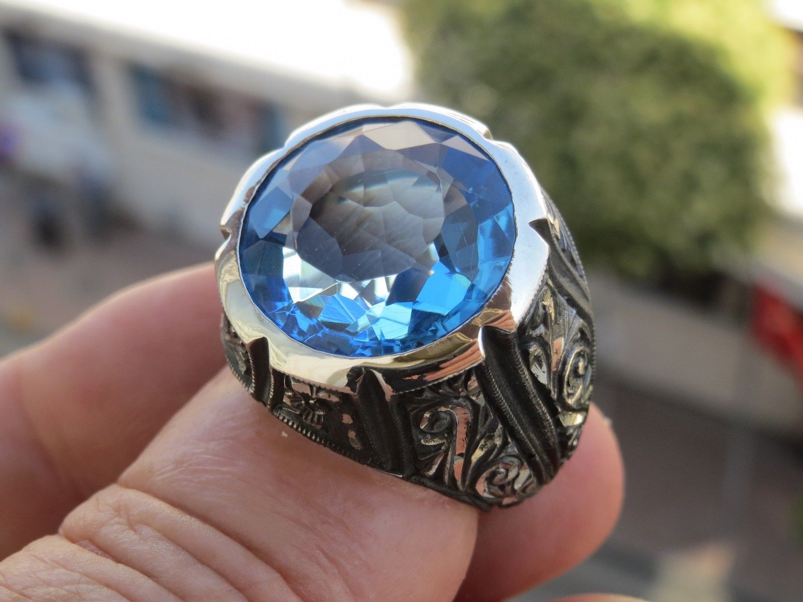 Custom Three Stone Aquamarine And Diamond Engagement Ring #102105 - Seattle  Bellevue | Joseph Jewelry