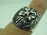 Turkish Handmade Jewelry 925 Sterling Silver Lion Design Mens Rings