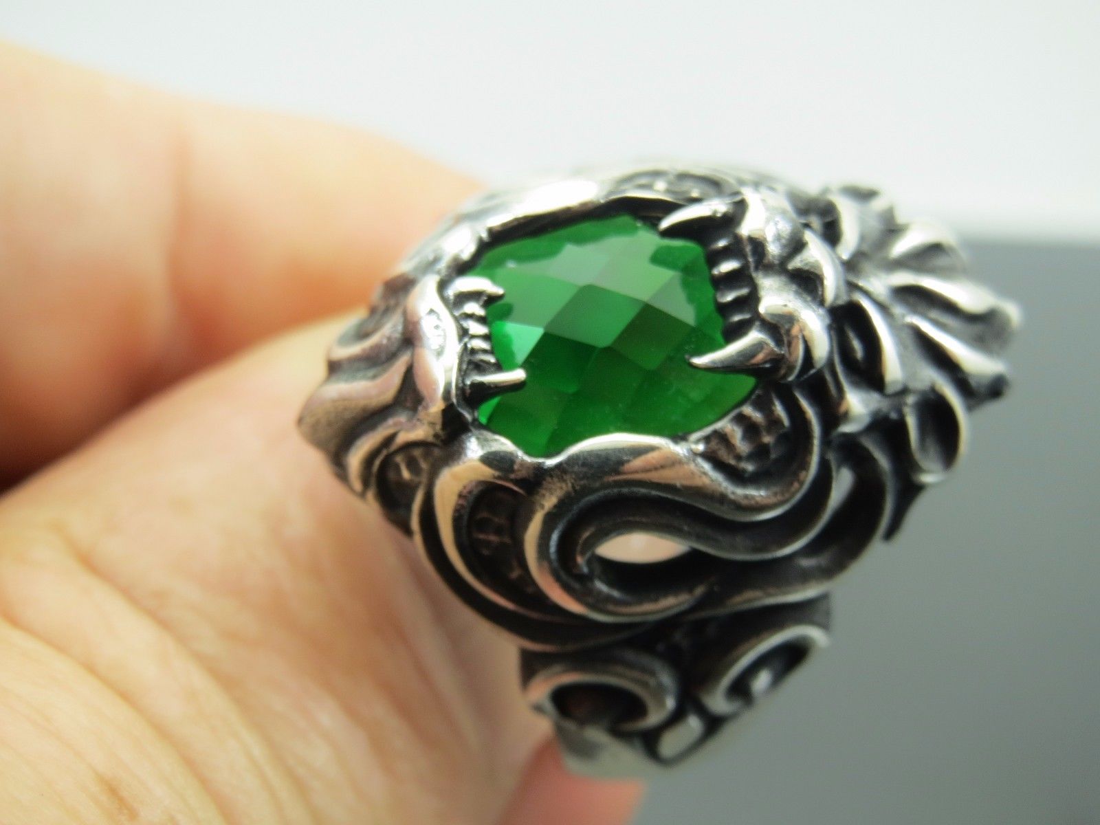 Natural Certified Emerald Panna Gemstone Ring For Woman And